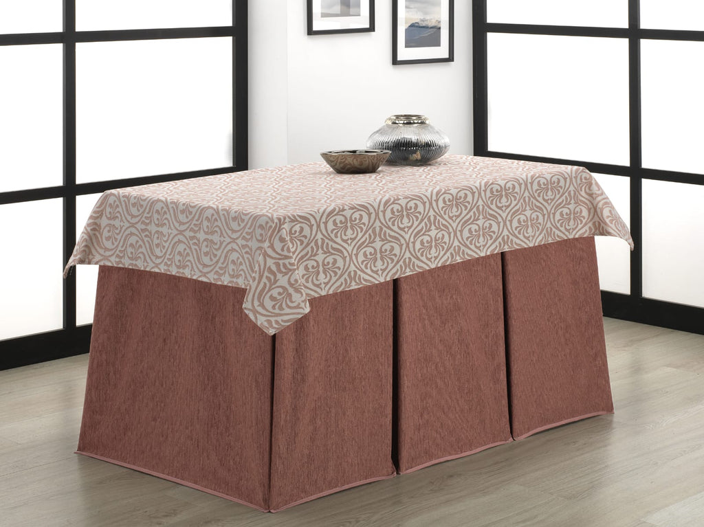 Falda Camilla Rectangular Bali Jacquard + Tapete