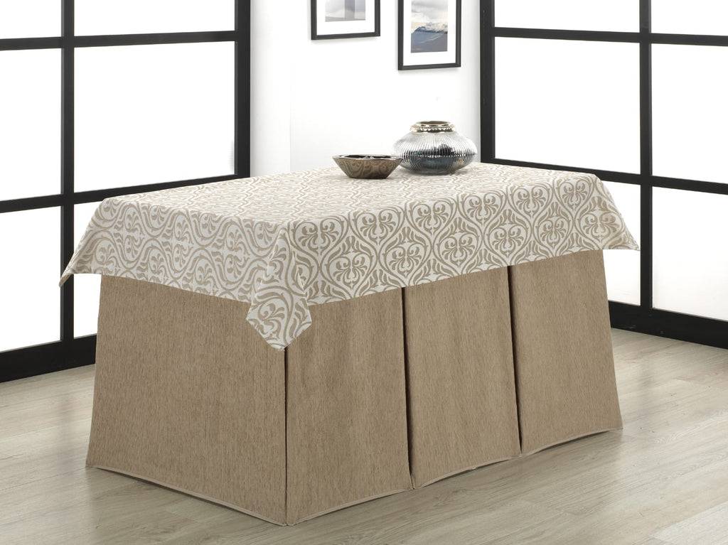 Falda Camilla Rectangular Bali Jacquard + Tapete