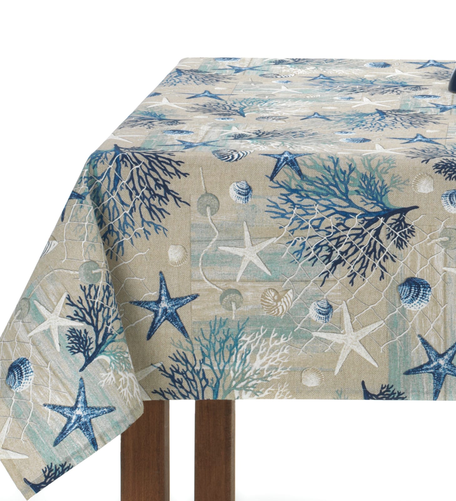 Mantel Antimanchas Fondo Marino