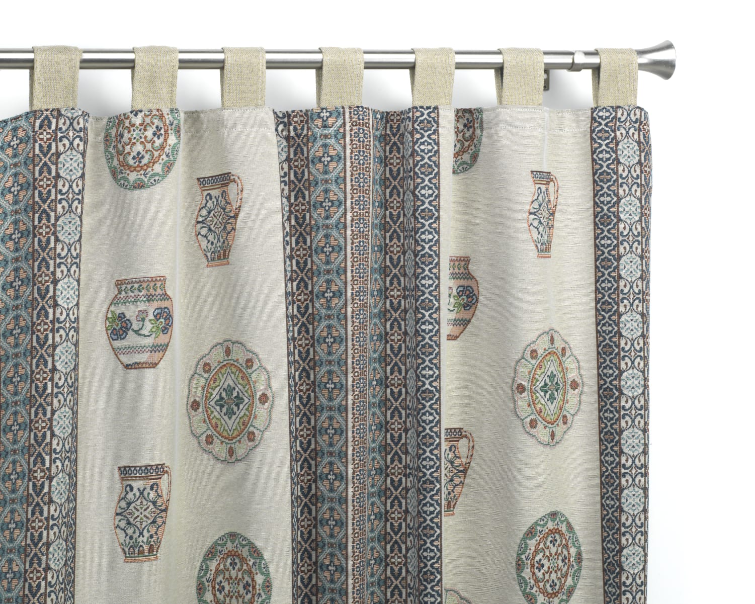 Cortina Alpujarra Confeccionada Medida 140x225 cm