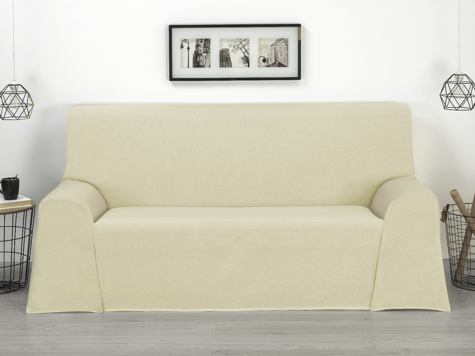 Multiuso Loneta Lisa para Sofá - Natural