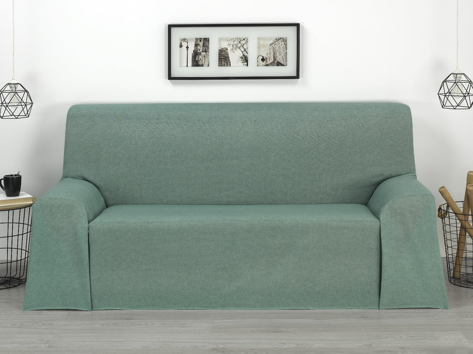 Multiuso Loneta Lisa para Sofá - Agua