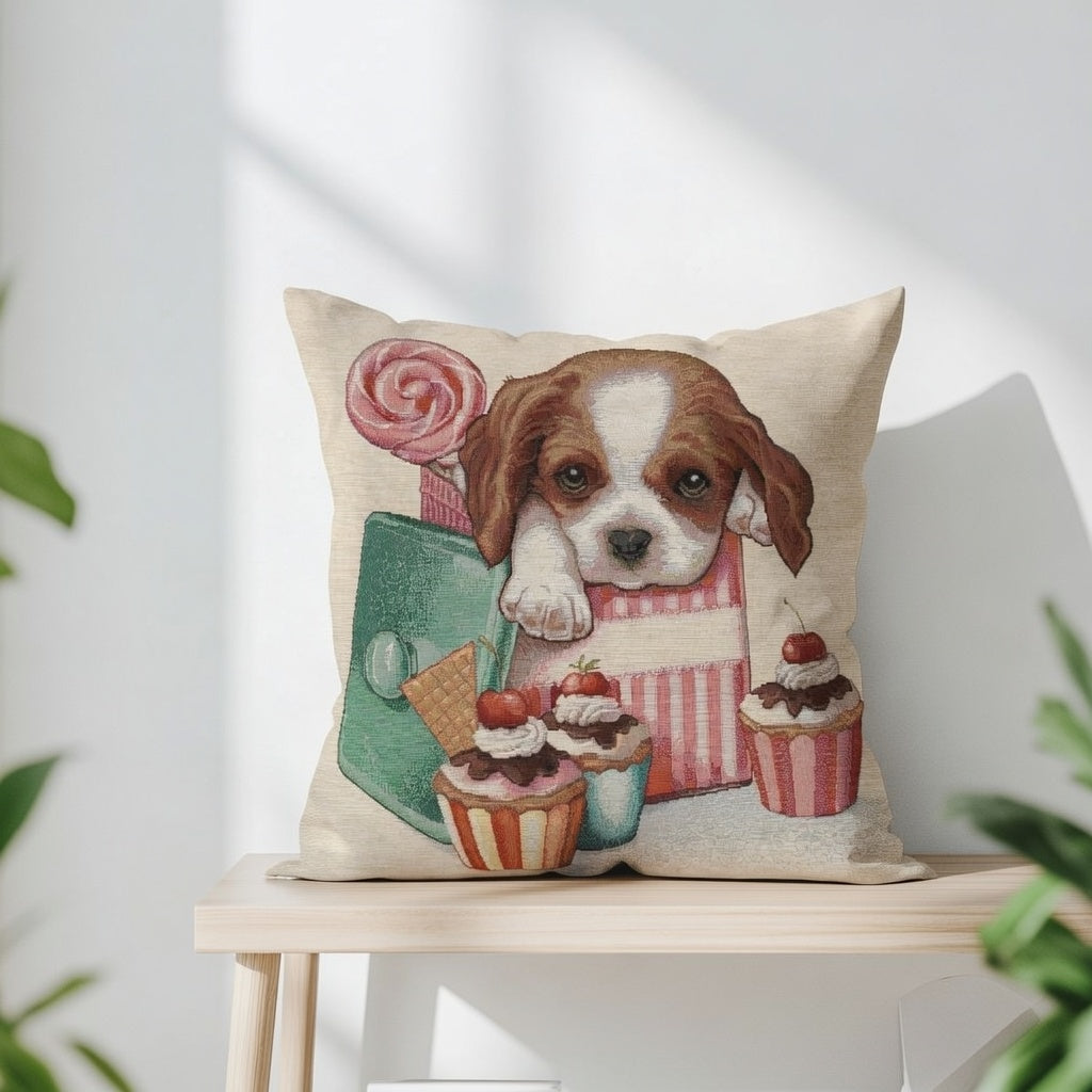 Pack de 2 Funda de cojín gobelino 45x45