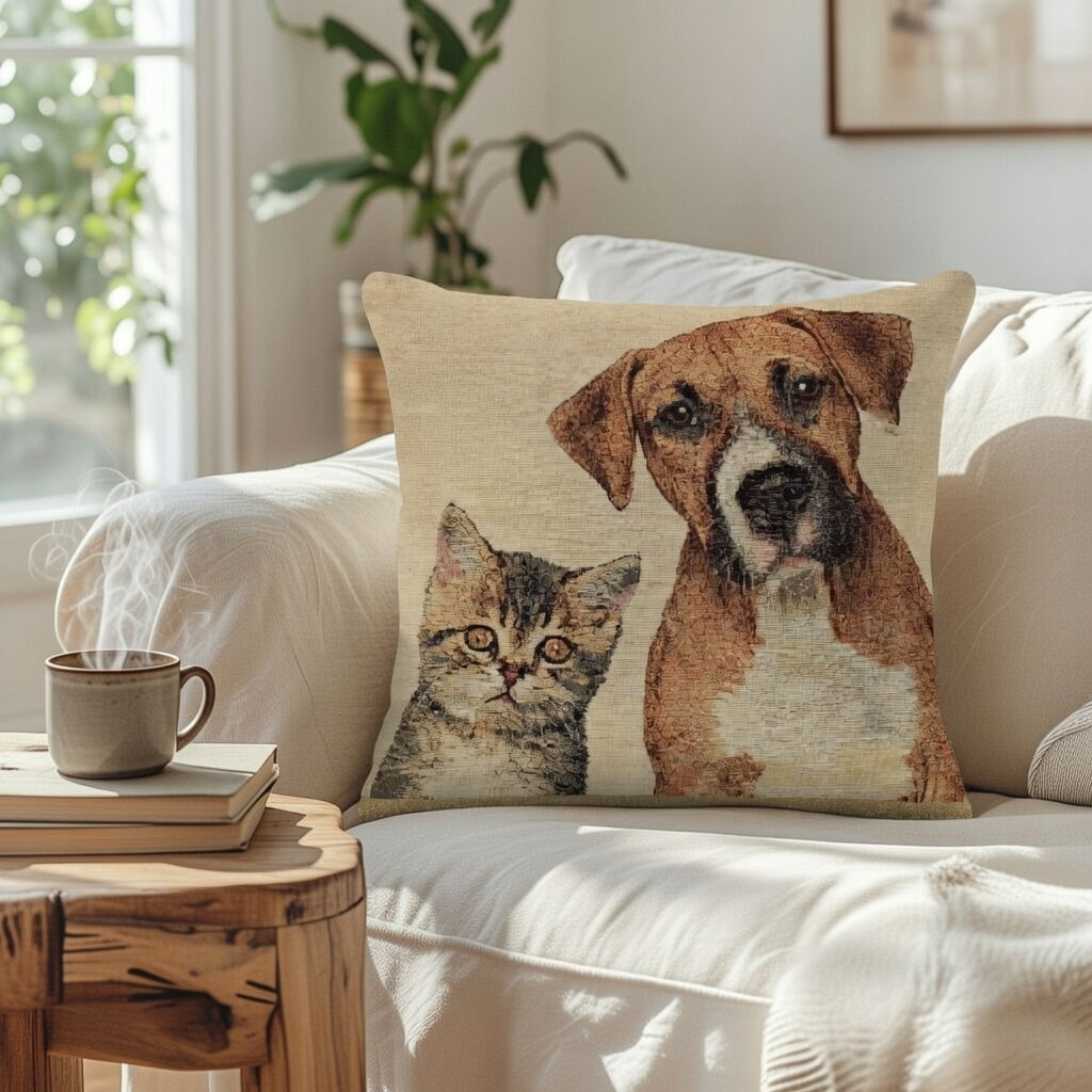 Pack de 2 Funda de cojín gobelino 45x45