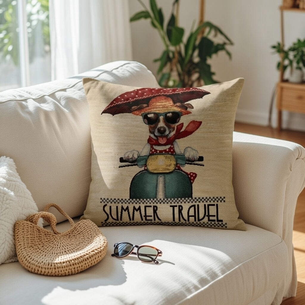 Pack de 2 Funda de cojín gobelino 45x45