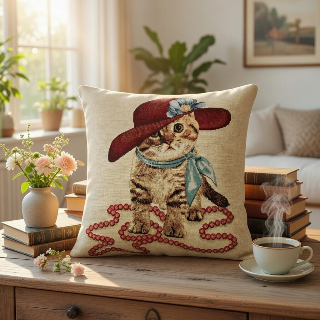 Pack de 2 Funda de cojín gobelino 45x45
