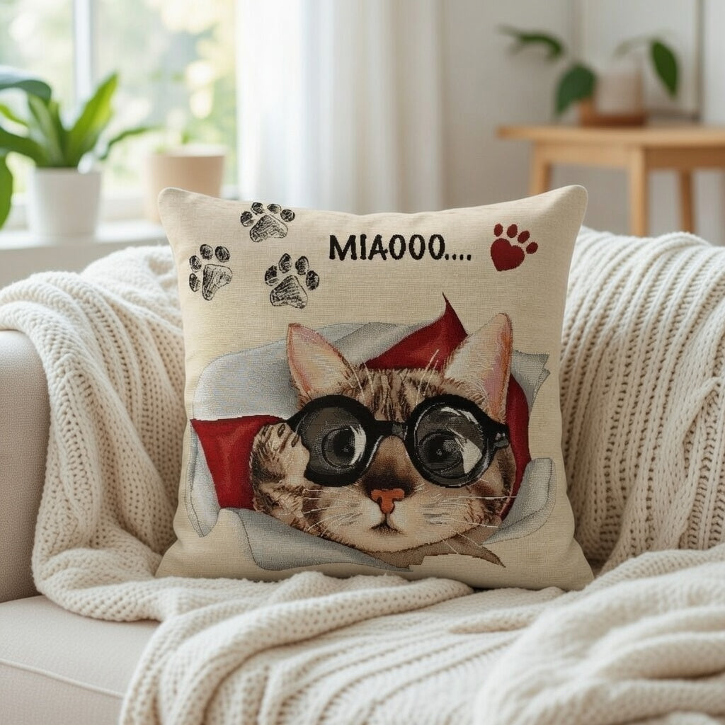 Pack de 2 Funda de cojín gobelino 45x45