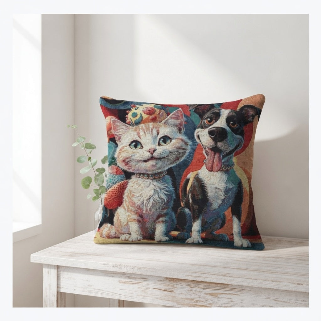 Pack de 2 Funda de cojín gobelino 45x45