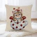 Pack de 2 Funda de cojín gobelino 45x45