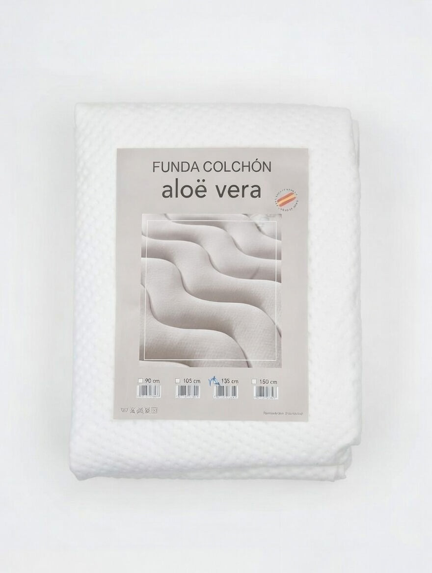 Funda de Colchón Aloe Vera Transpirable y Suave – Protección Total