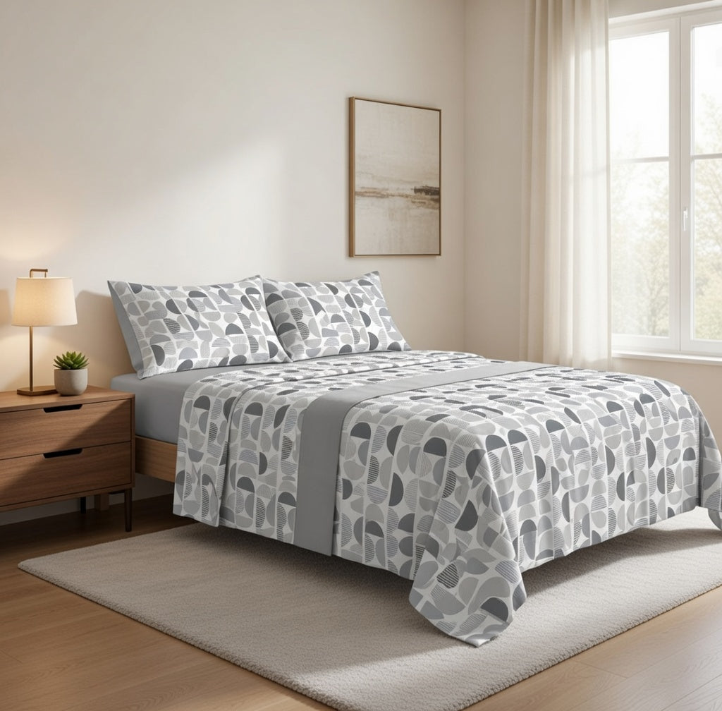 Juego de Sábanas Estampadas 50/50