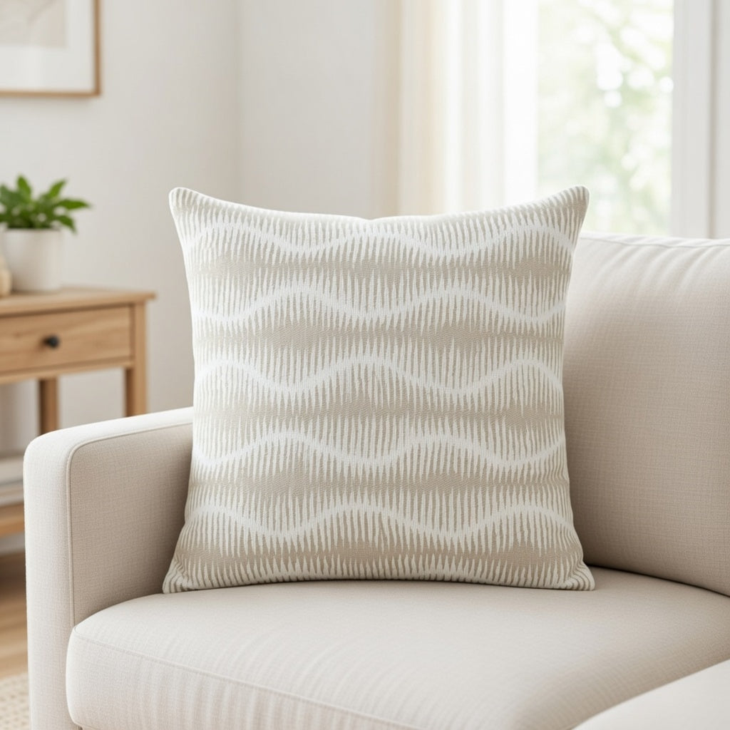 Pack de 2 Funda de cojín jacquard 45x45