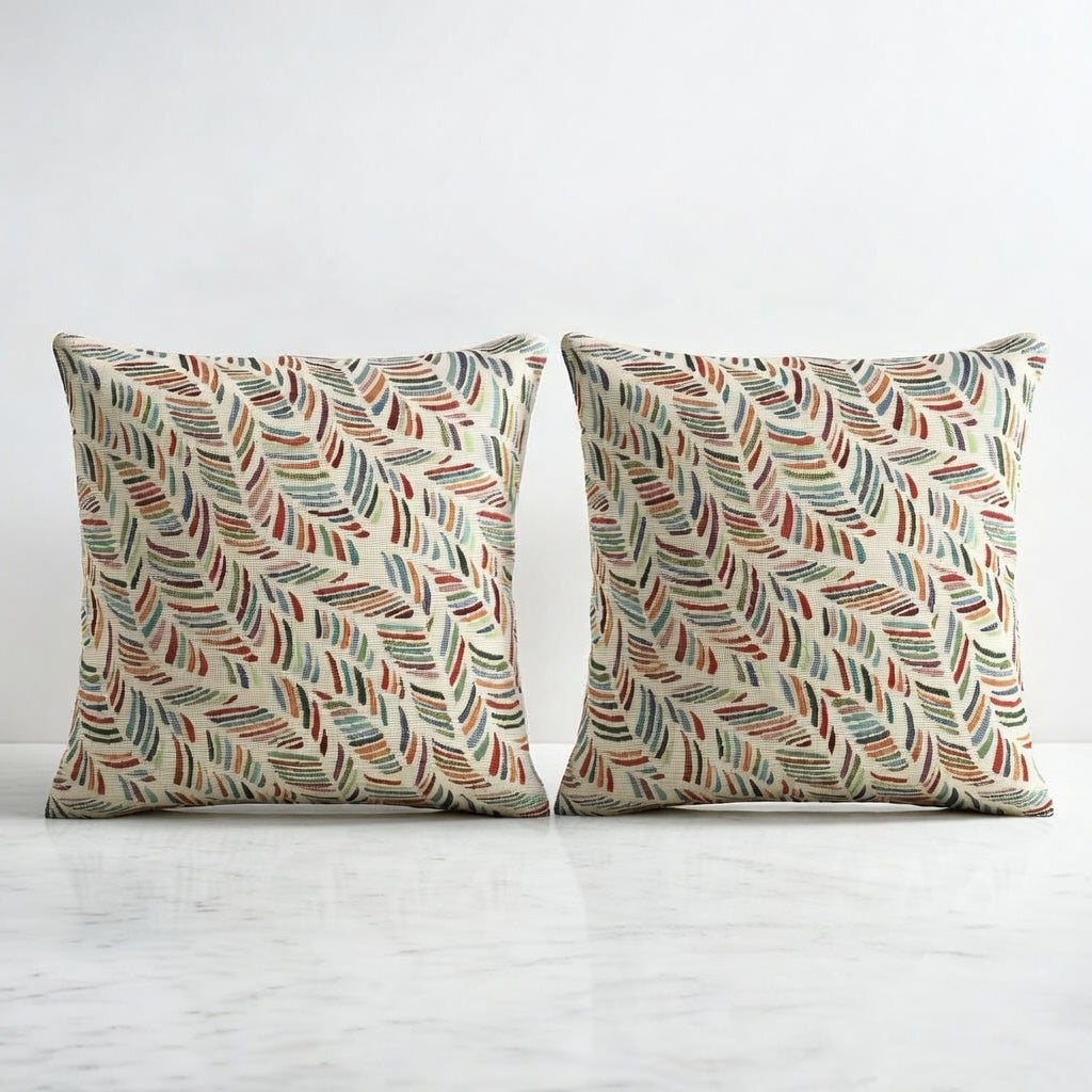 Pack de 2 Funda de cojín gobelino 45x45