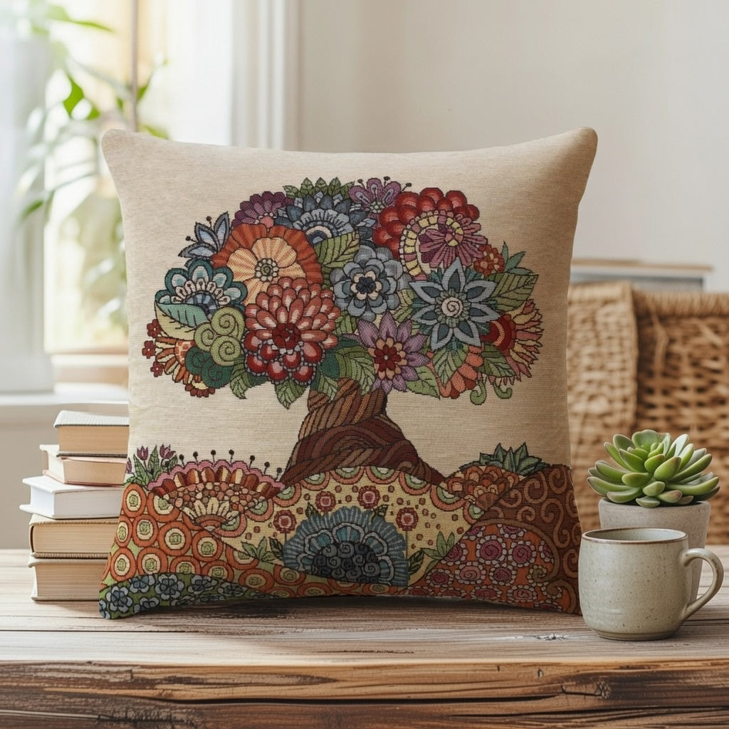 Pack de 2 Funda de cojín gobelino 45x45