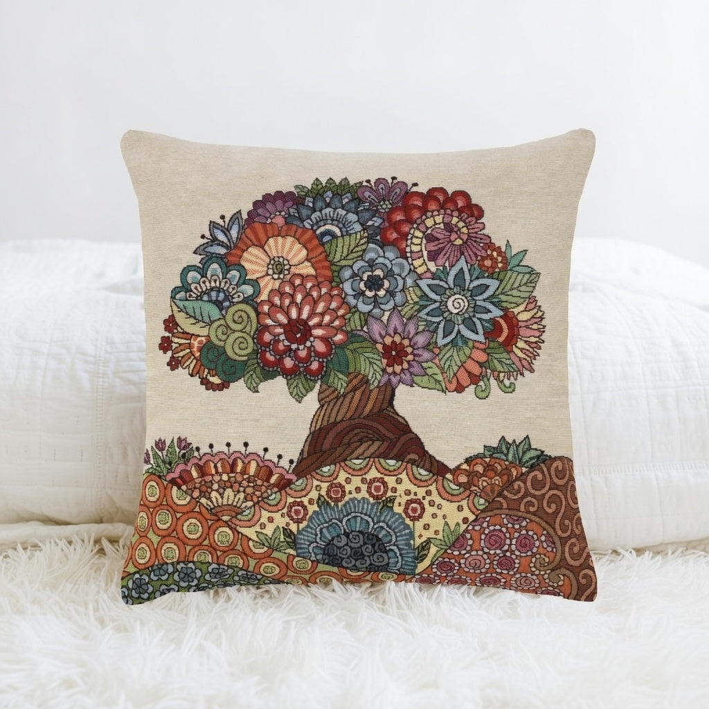 Pack de 2 Funda de cojín gobelino 45x45