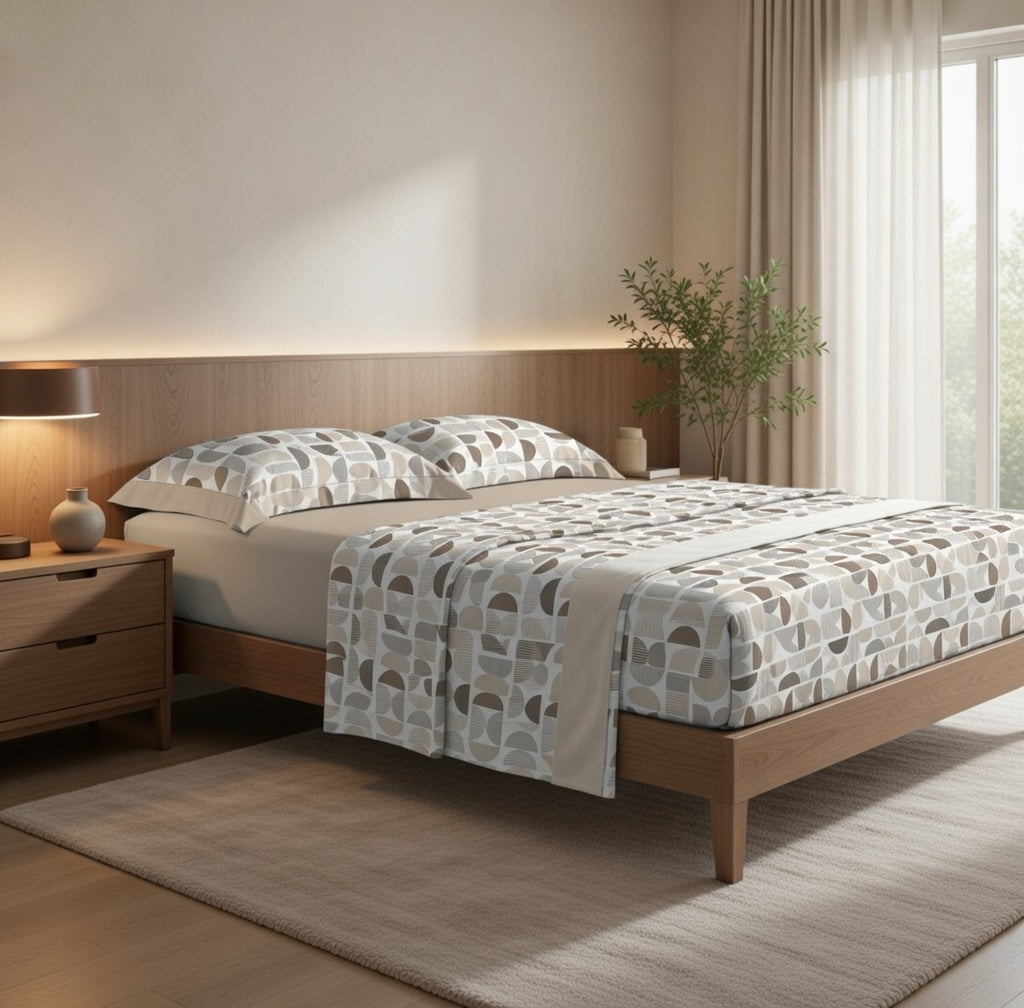 Juego de Sábanas Estampadas 50/50