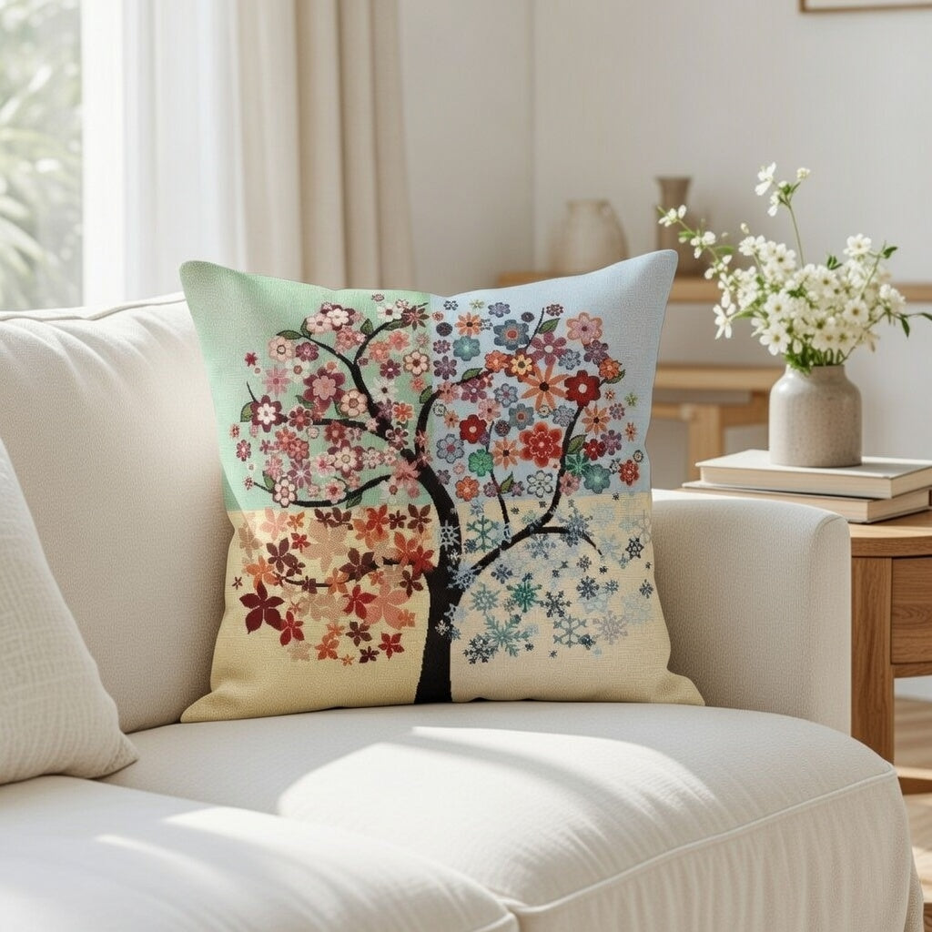 Pack de 2 Funda de cojín gobelino 45x45