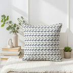 Pack de 2 Funda de cojín jacquard 45x45