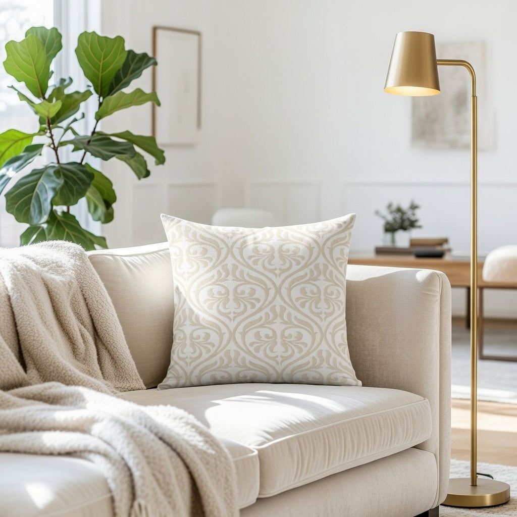 Pack de 2 Funda de cojín jacquard 45x45